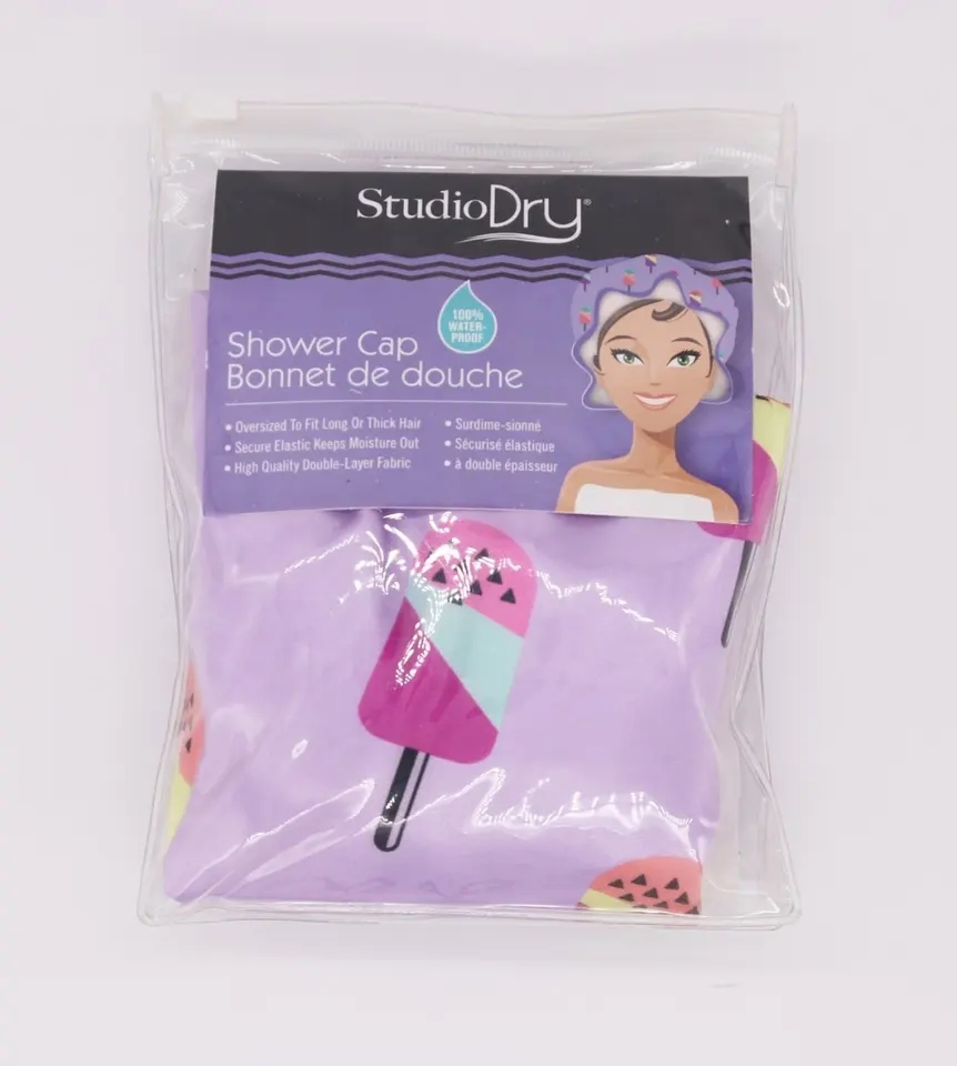 Quiet Girl High Quality Printed Flamingo Shower Caps