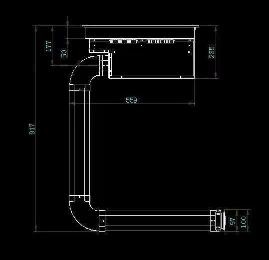 OEM 900mm Size of Lifting Downdraft Induction Hobs Extractor Induction Hobs Supplier