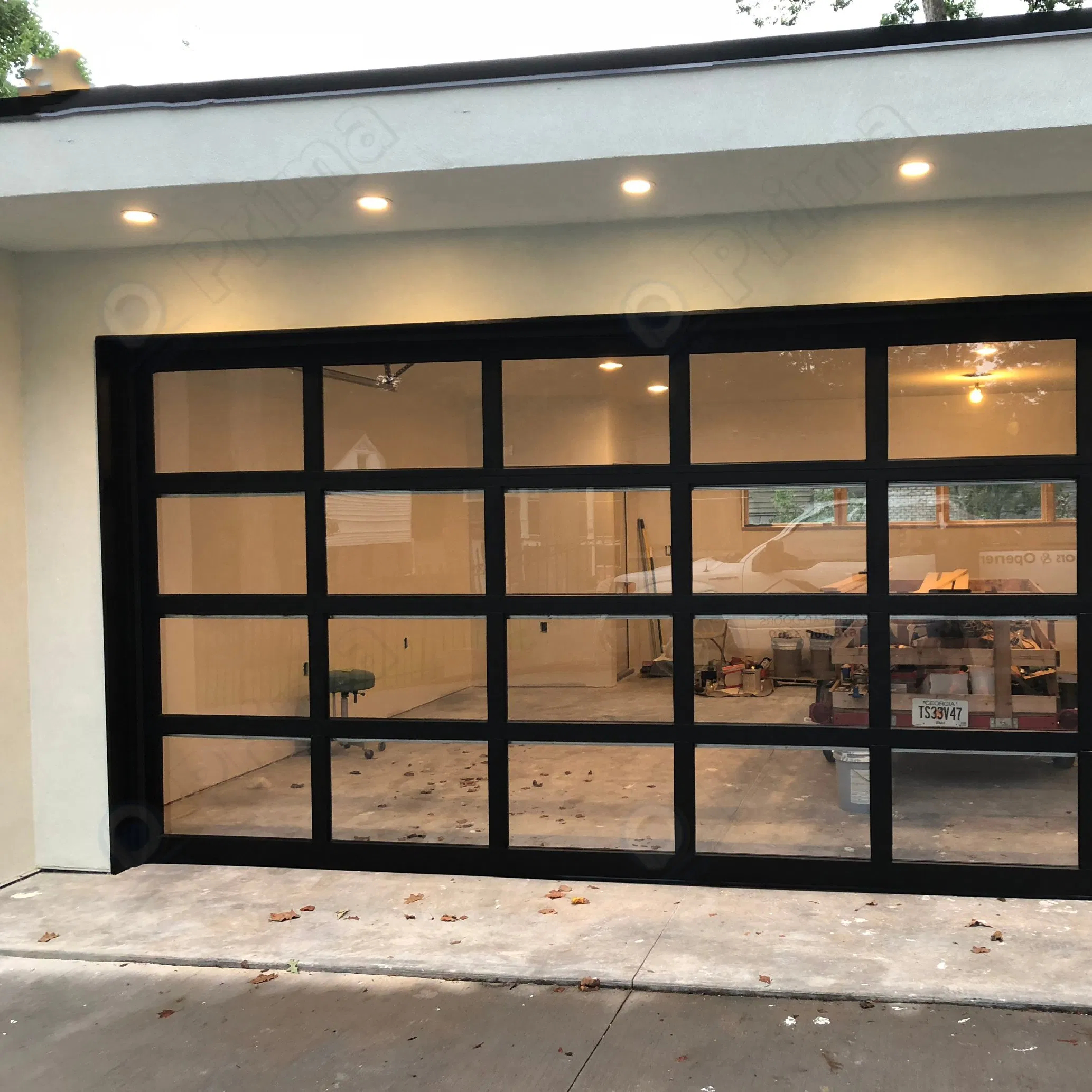 Automatic Garage Goors Rolling Glass Shutter Aluminium Garage Door