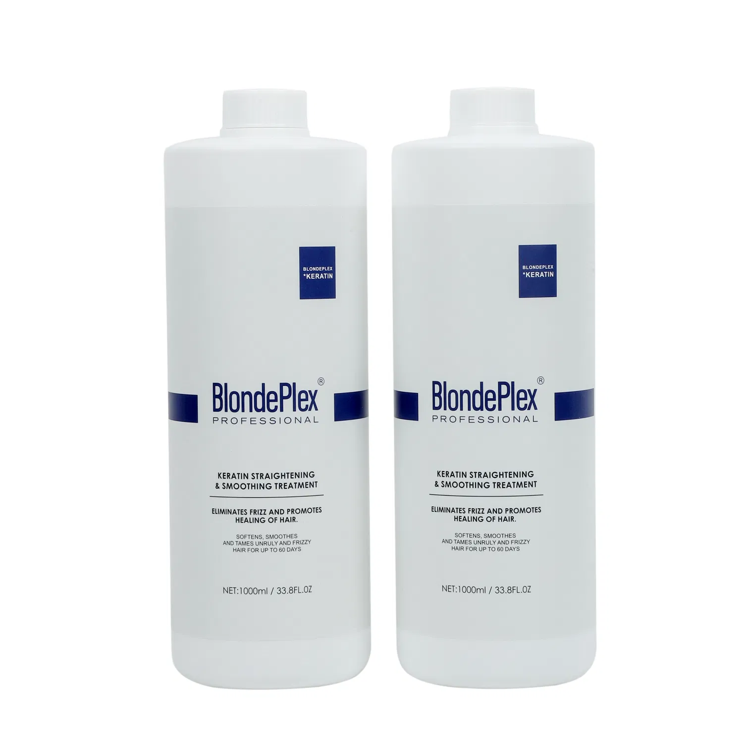 Professional Blondeplex Brand Salon Use Organic Brazilian Quality Keratin Straightening Smoothing Pure Keratin 1000ml