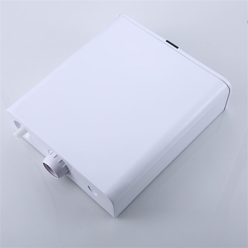 Modern Silver Gravity Flushing Water Saving Squatting Toilet Cistern with Dual-Flush and Wrench Type Opening Mode - Wall-Mounted Upper Plastic Flush Tank