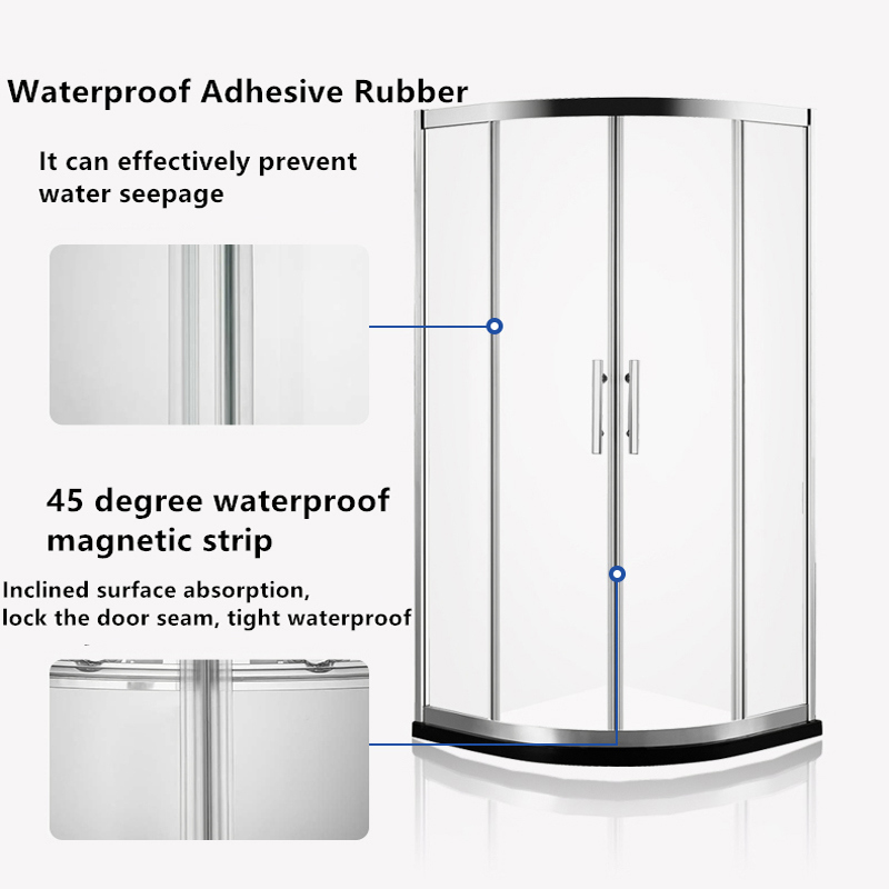 Stainless Steel Sliding Doors Door Screen Panel Shower Glass