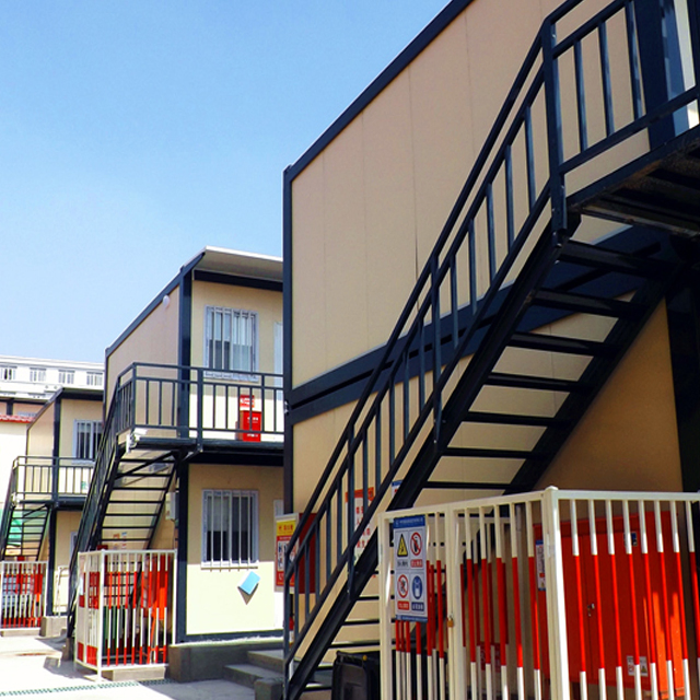 Low Cost Prefabricated Steel Structure Building Fast Assembling Worker Dormitory