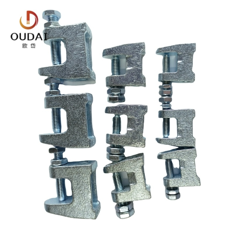 Oudai Rigid Adjustable Forging Casting Top Beam Connection Fixed Beam Clamp