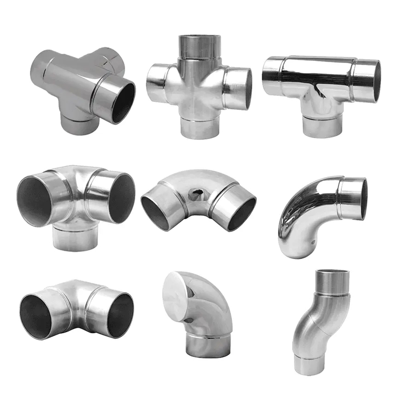 Made in China Price Custom Precision Stainless Steel Handrail End Cap Glass Railing Cover for Household Stair Parts