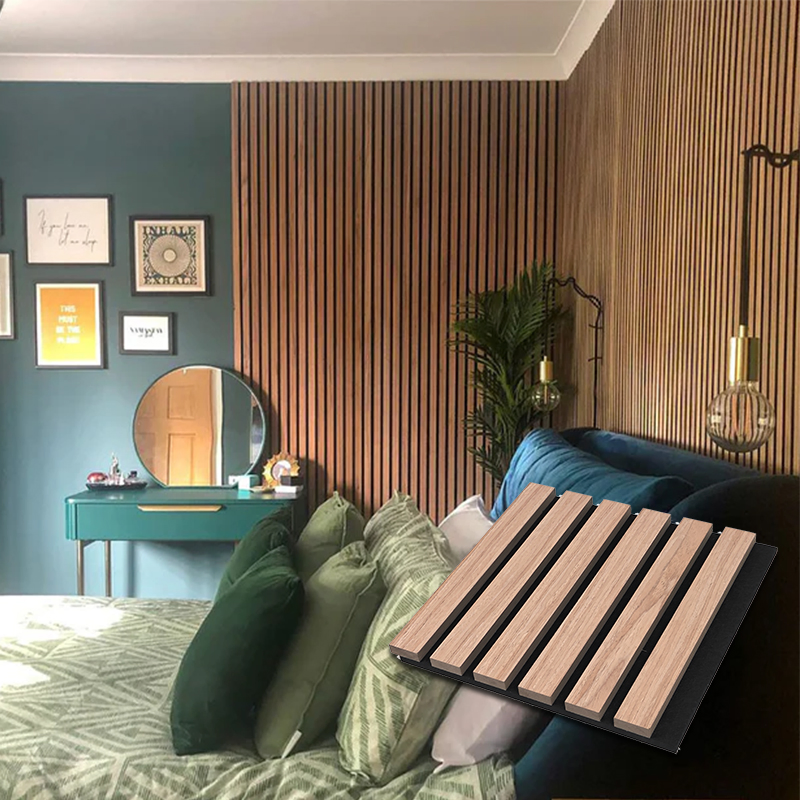 Low Price New Materials China High Quality Wholesale Wooden Slat Acoustic Panel WPC for Indoor Decor