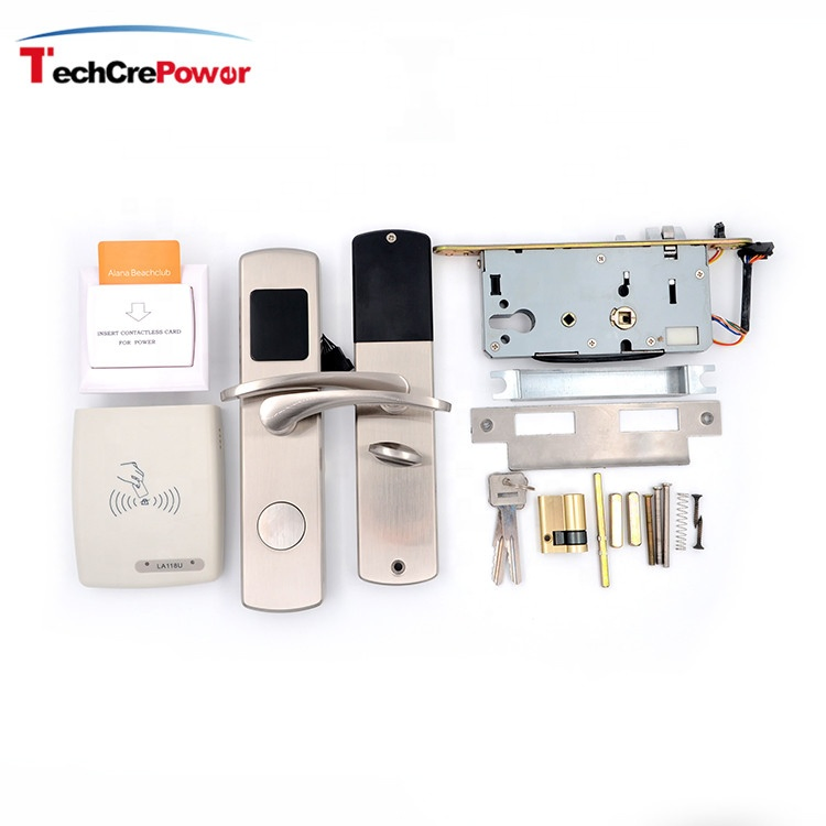 L928-EU Mortise Design RFID Hotel Thin Door Smart Lock