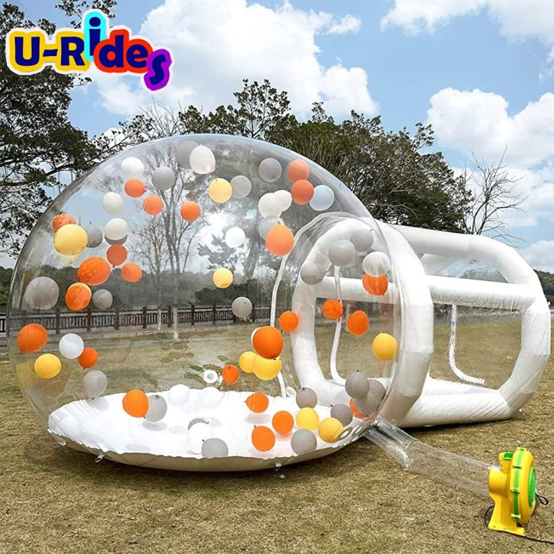 New design Giant bubble filled 100% PVC Tent inflatable balloon fun house with blower for party wedding