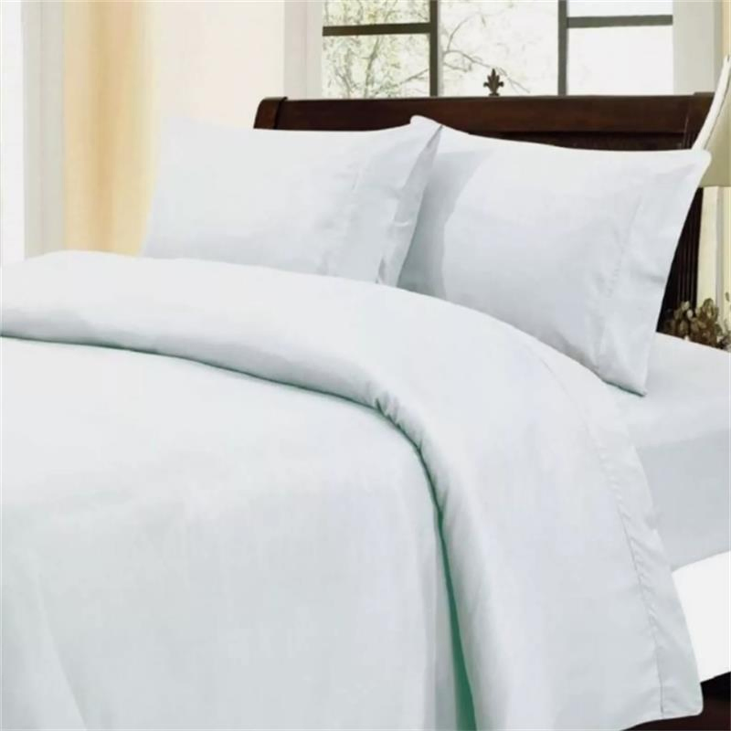 100% Cotton Flat Sheet Wholesale Custom Solid Quilt Cover Set Hotel Bedding Sets