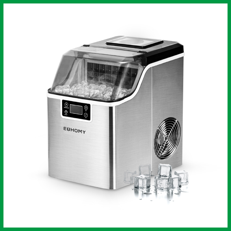 Mini Portable Ice Maker with Quick Ice Making Capabilities