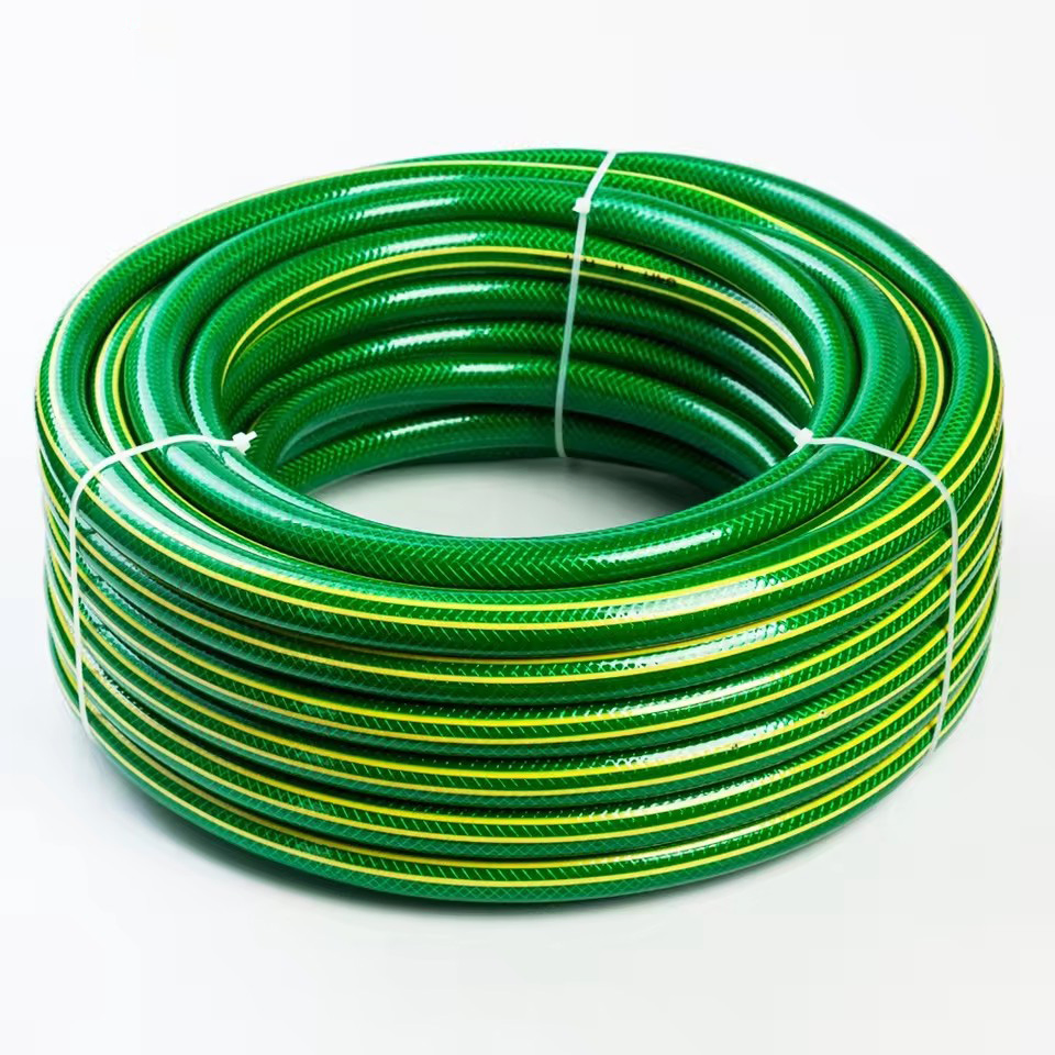 China Factory 50m 3/4'' 4 Layers PVC Garden Flexible Water Hose Durable PVC Hose for Home Garden