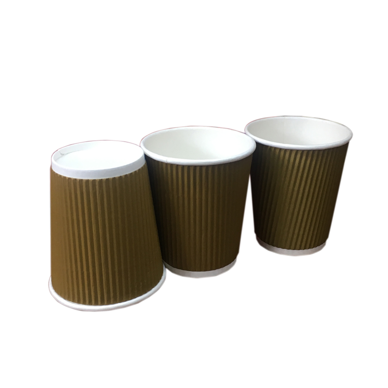 Бумажный кофейный стакан 8oz с логотипом