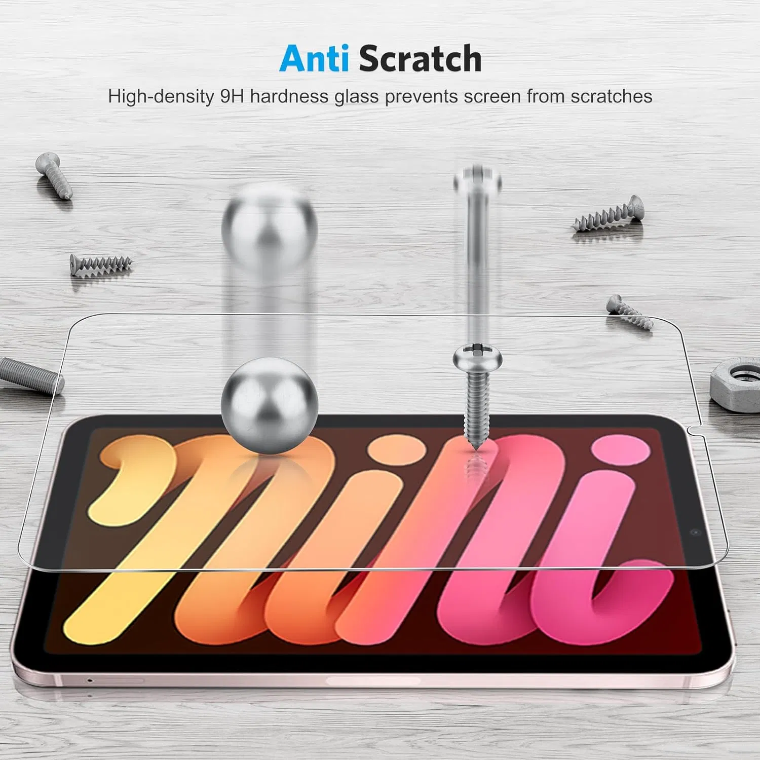 Защитное стекло 9H для Apple iPad Mini 6 (8.3 дюйма)
