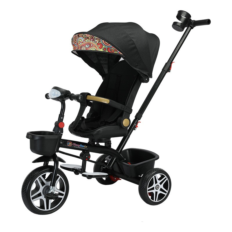 Baby Stroller, Children's Tricycle, Baby Bicycle, Baby Stroller, Lying, Rotating, Sitting, Riding Tricycle
