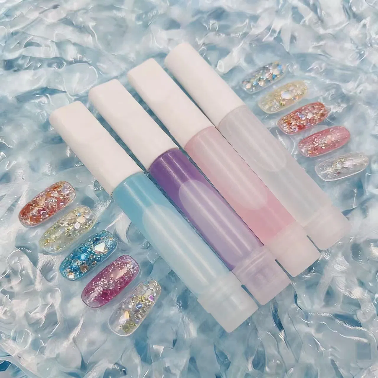 Professional-Grade Fast-Dry Nail Jewelry Glue Long Shelf Life Artificial Nail Foil Adhesive