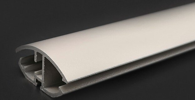 Aluminium Powder Coated Curtain Track Profile 30mm Bottom Rail