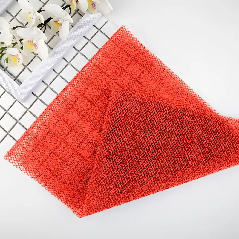 Body Scrubbing Exfoliating African Nylon Washcloth Net Bath Mesh Sponge African Net Sponge