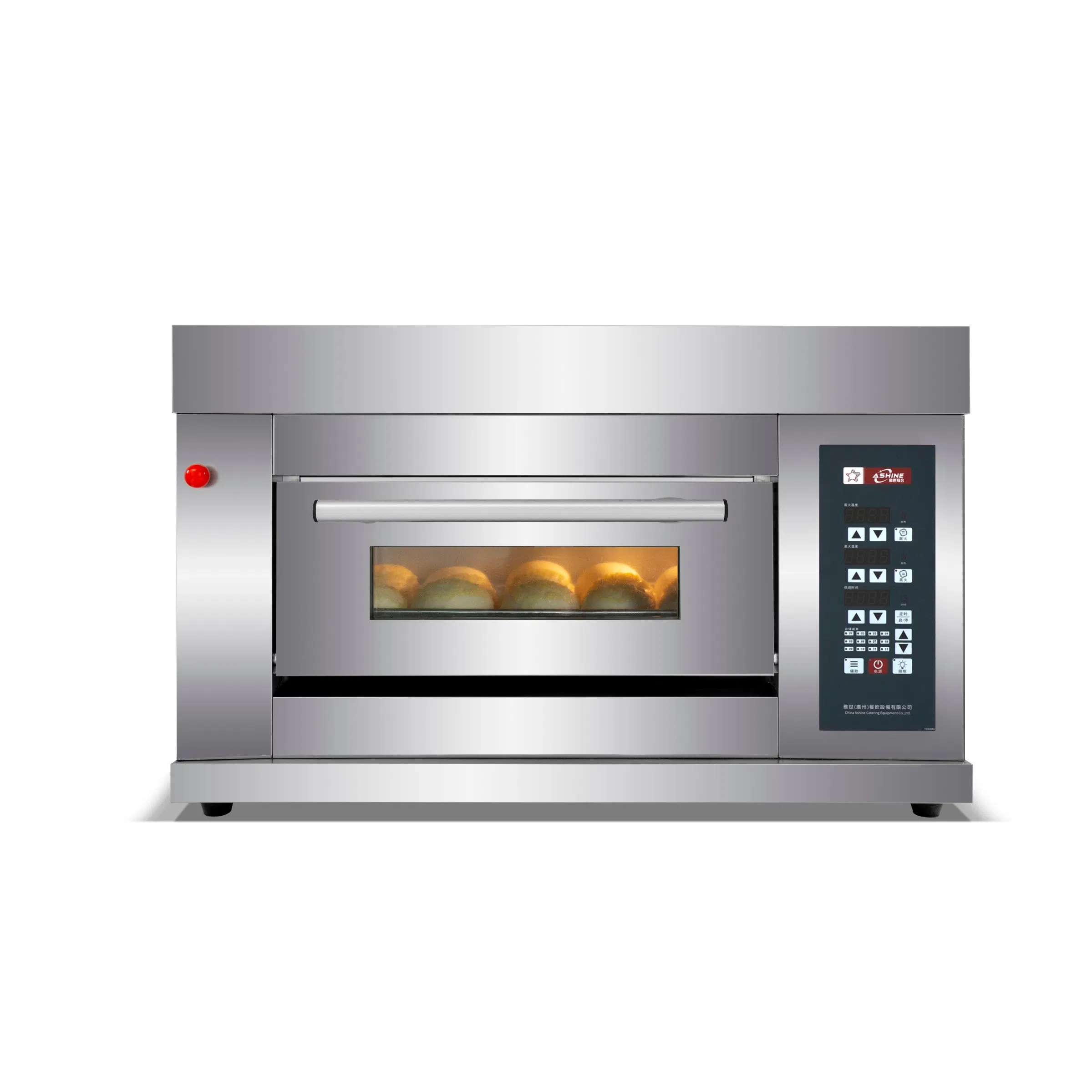 High-Performance Commercial Gas Deck Oven with Digital Controller for Bakeries and Restaurants
