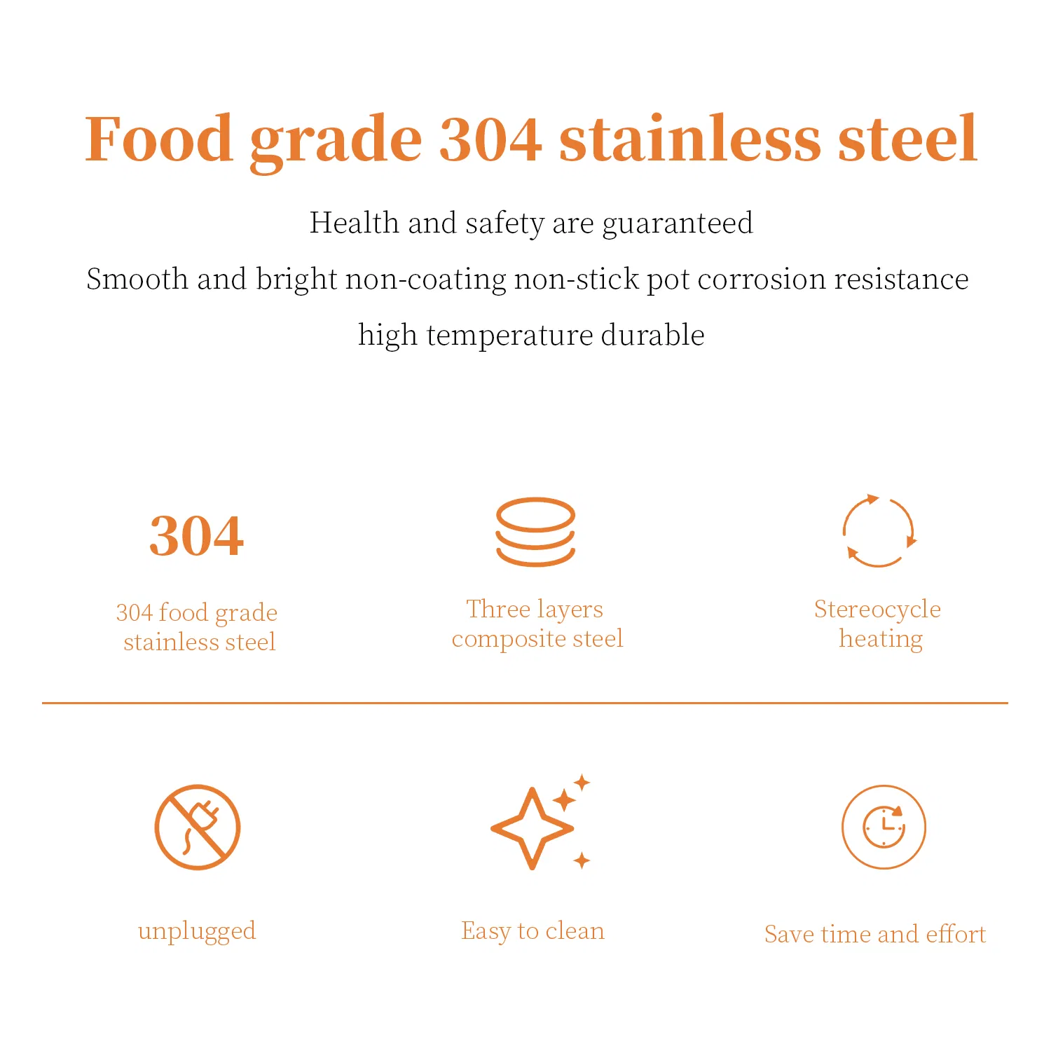 Portable Stainless Steel Mini Pressure Cooker