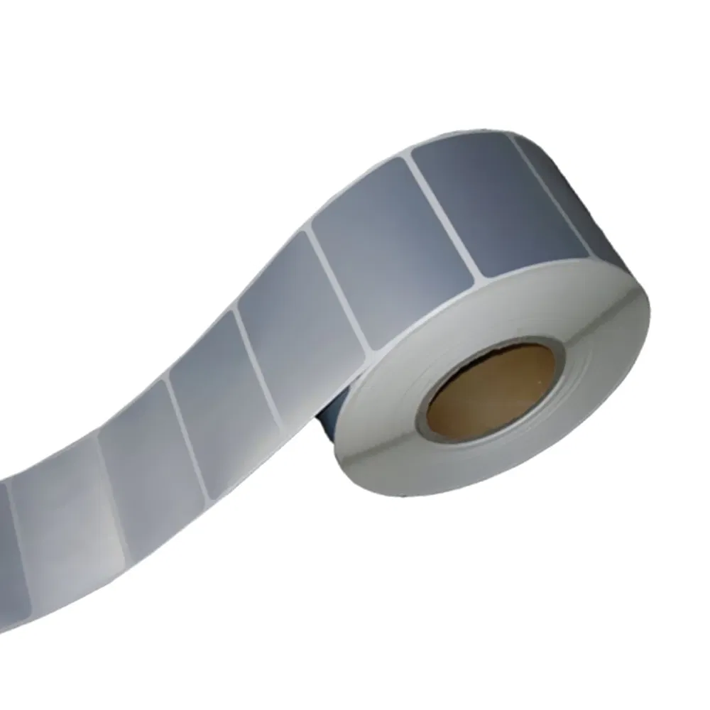 High Quality Self Adhesive Silver Label Packaging Sticker