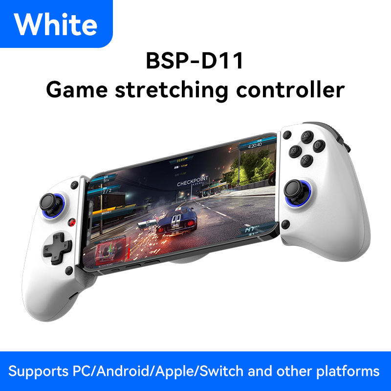 Bsp D11 Handheld Wireless Game Stretching Controller for Switch/Android/Ios/PC 3D Joystick Six-Axis Gyroscope Gaming Gamepad