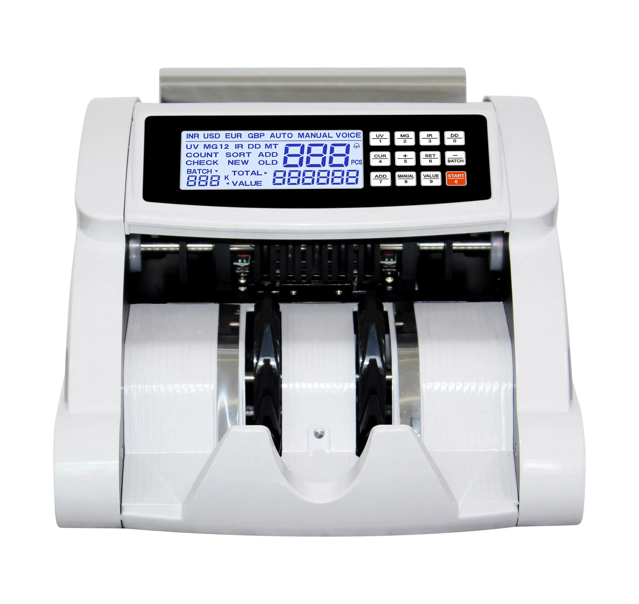 Bill Counter Chuanwei Money Counter Currency Counter Financial Equipment Cash Counting Machine Detector Billetes Falsos Contadoras De Billetes