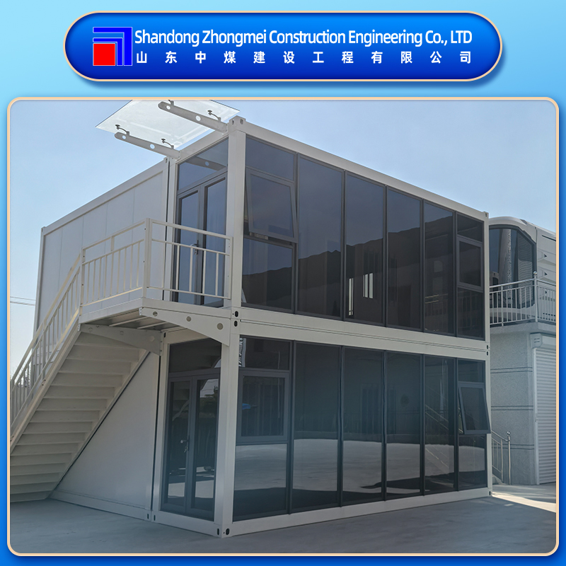 Affordable Modern Glass House with Innovative Space Pod Design