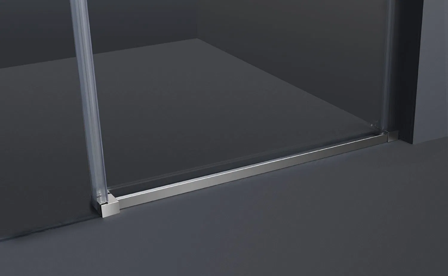 Soft Close Frameless Sliding Glass Shower Door