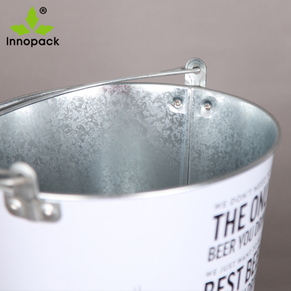 Metal Ice Bucket with Opener for Beer