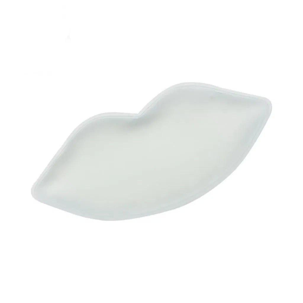 Customized Logo Lip Shaped Cold Hot Gel Ice Pack PVC Reusable