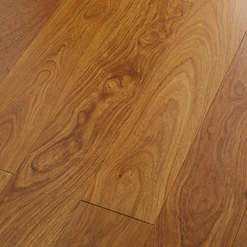 Matte Wear-Resistant West African Hematoxylin Solid Wood Flooring 0767
