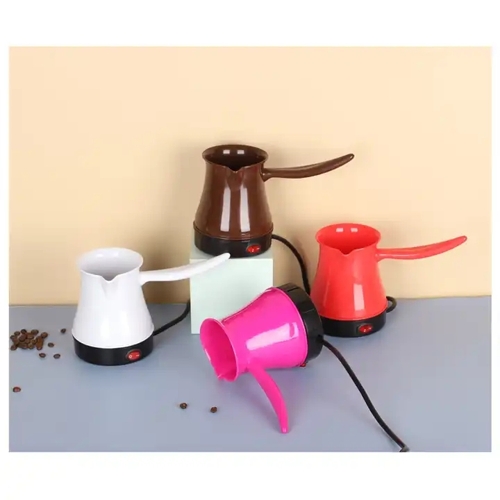 Light Version Plastic Coffee Maker Milk Warmer Mini Water Boiler
