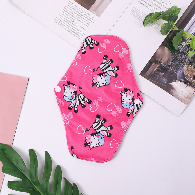 Customized Natural Organic Reusable Cotton Sanitary Napkin for Women