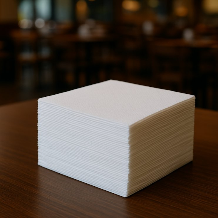 Soft 2-Ply Dinner Napkin Paper for Restaurant and Catering Use