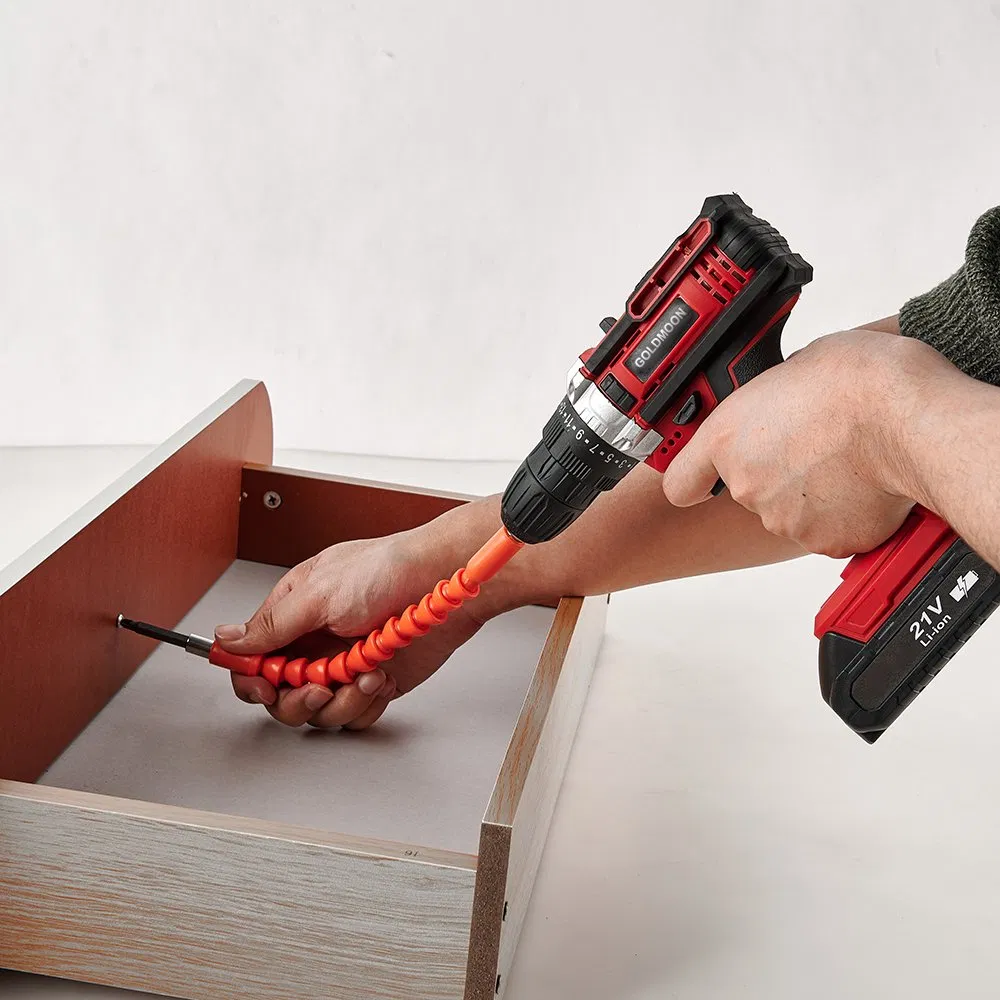 Аккумуляторная дрель-шуруповерт BeHappy 21V с LED подсветкой