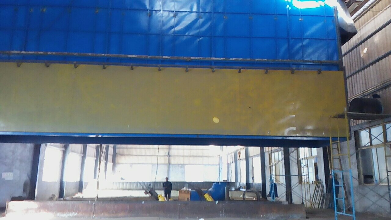 Crane Mounted Zinc Fume Extraction Enclosure