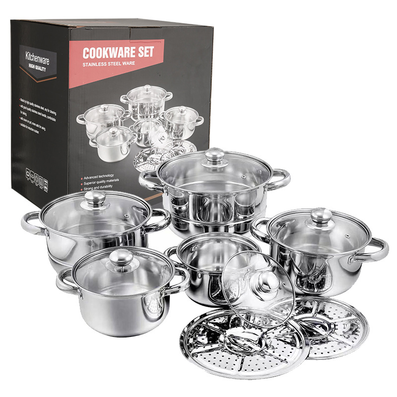 Amazon Best Rated Stainless Steel Pots Various Size 10 Gallon 2 Gallon Strainer Stock Pot for Cooking Soup