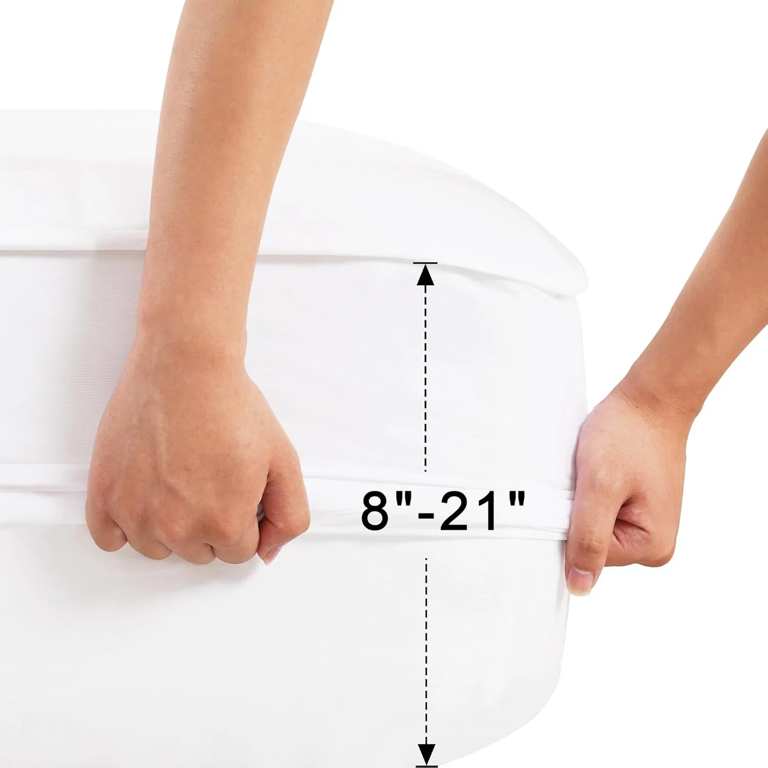 Hypoallergenic Quilted Fitted Mattress Pad Extra Deep Mattress Topper for Bed