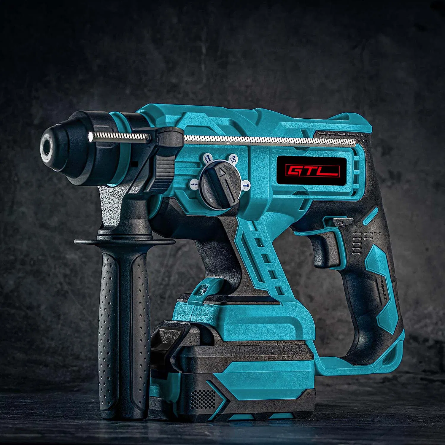 20V Brushless Cordless Hammer Drill Rotary Hammer with SDS Plus Chuck, Variable Speed
