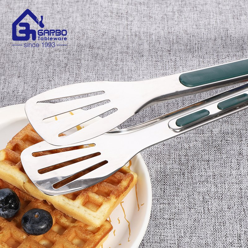 Stainless Steel Kitchen Barbecue Food Tong Set Bread Tongs Kitchenware with High End Polish