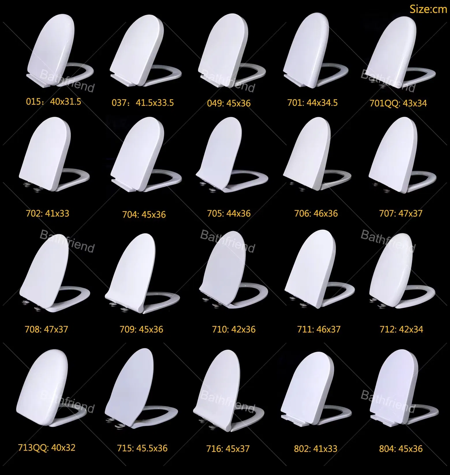 Wholesale Customizable Modern Bathroom Toilet Plastic Seat Cover - Quick Release PP U-Shape Elongated Wc Accessories