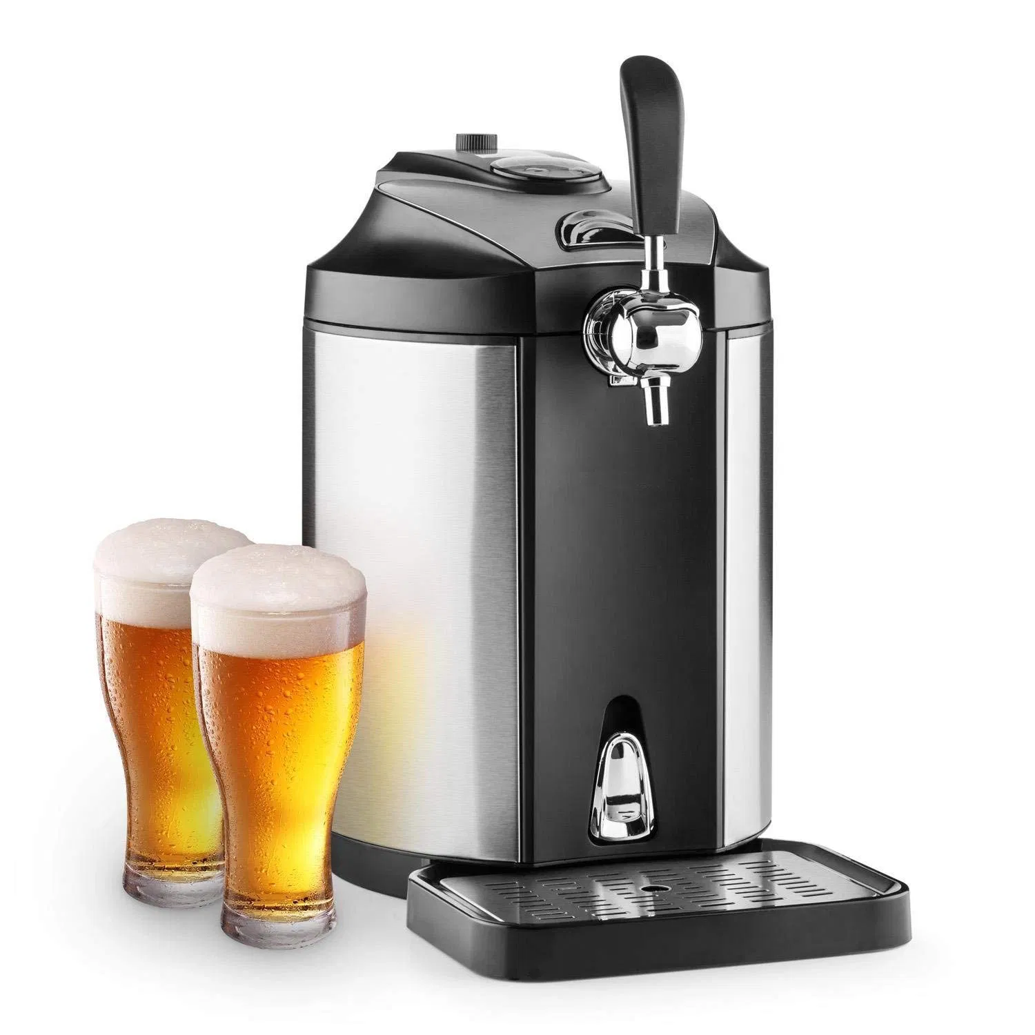 5L Tabletop Mini Keg Draft Beer Can Cooler Dispenser Electric for Beer