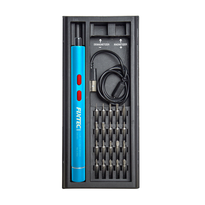 Fixtec Mobile Phone Repair Tools 3.6V Li-ion Cordless Precision Screwdriver Set Magnetic Bit Holder