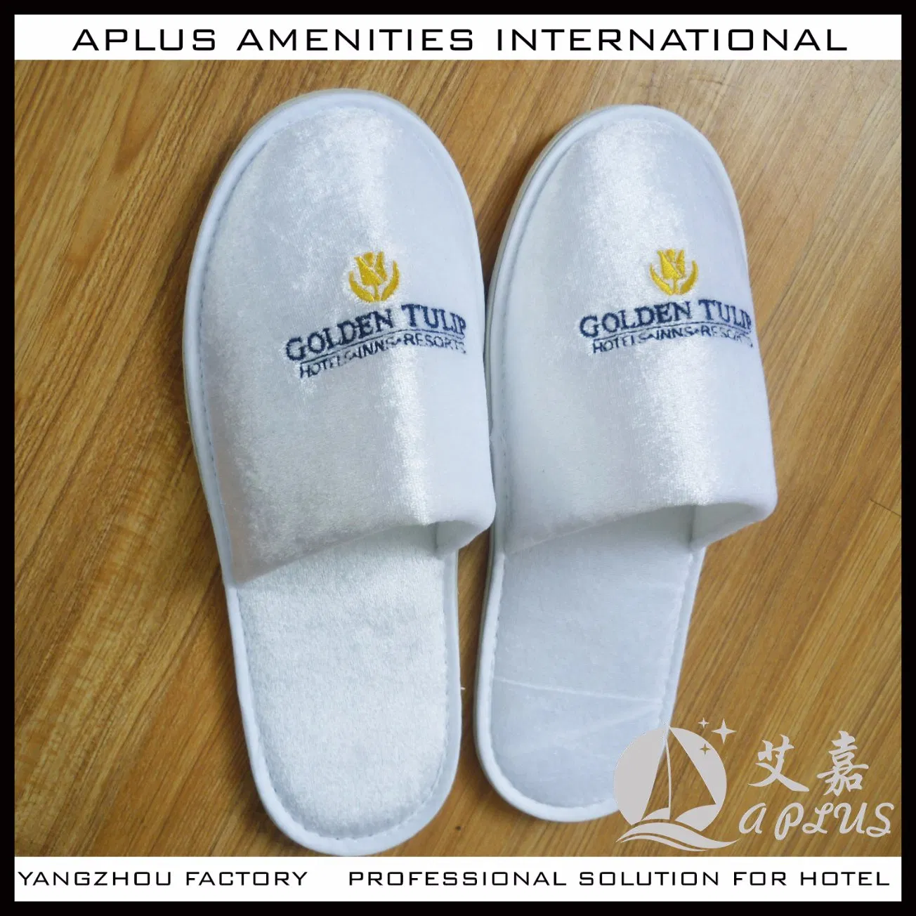 3-5 Star Hotel Luxury Hotel Slippers with Logo 04