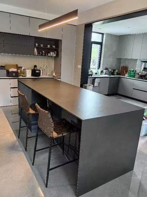 6mm Full Glazed Porcelain Tiles Ight Marbl Large Format Sintered Stone for Feature Wall or Countertop