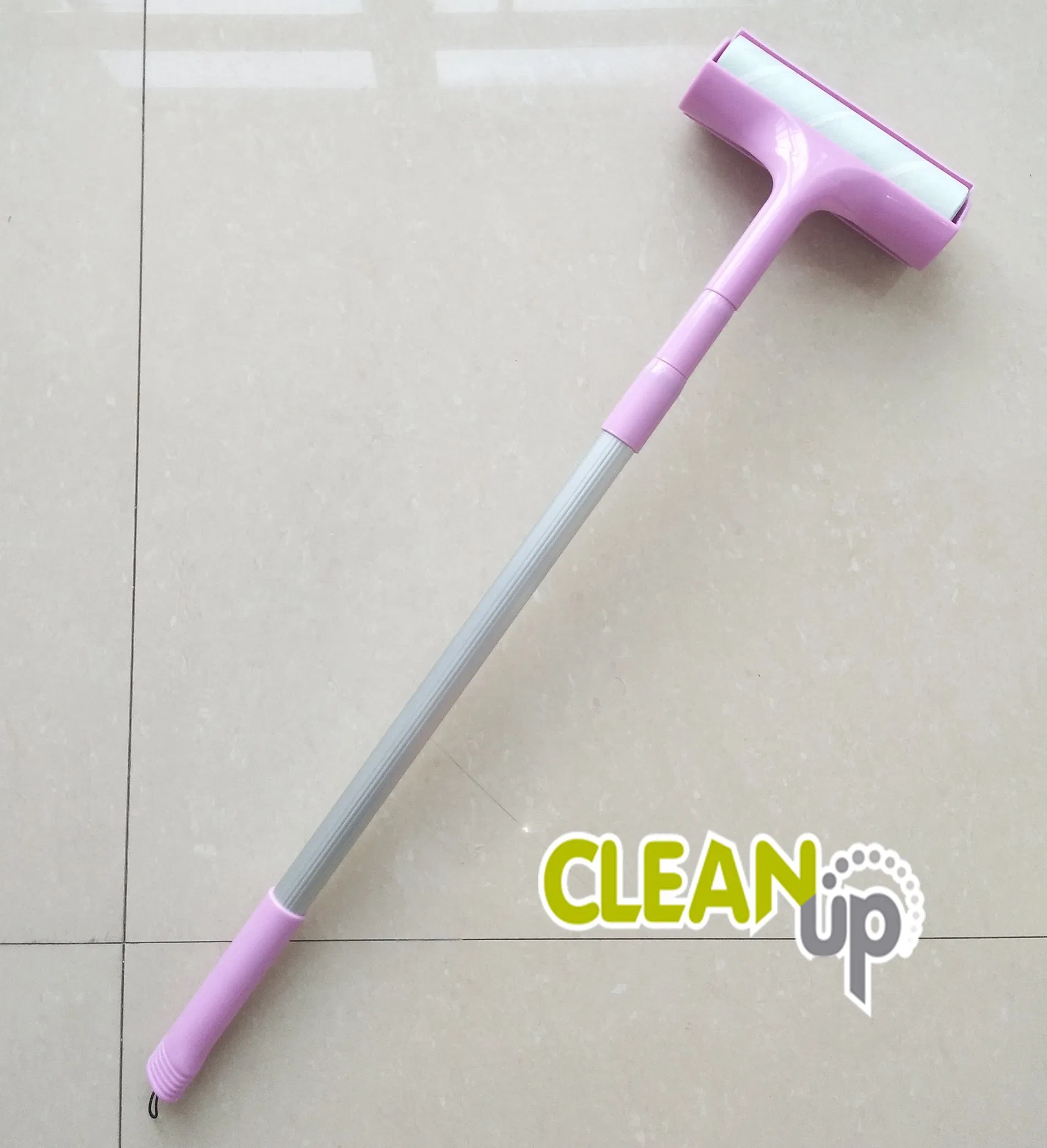 Home Use Long Handle Cleaning Floor Remover Pets Hair Paper Sticky Lint Roller