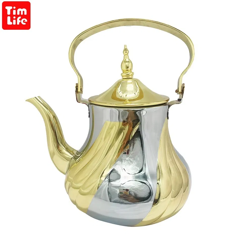 Арабский кофейник с золотым покрытием, 24-60 унций