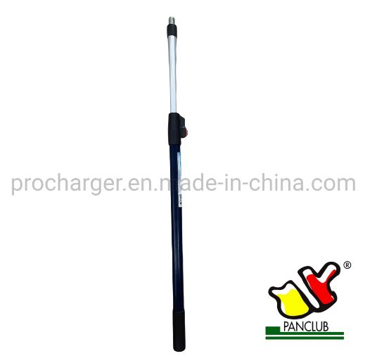 Wholesale 3 Meter 2 Section Dark Blue Fiberglass Extension Pole with Red Button Lock