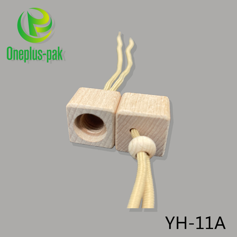 Glass 8ml Car Scented Bottle with Wood Cap