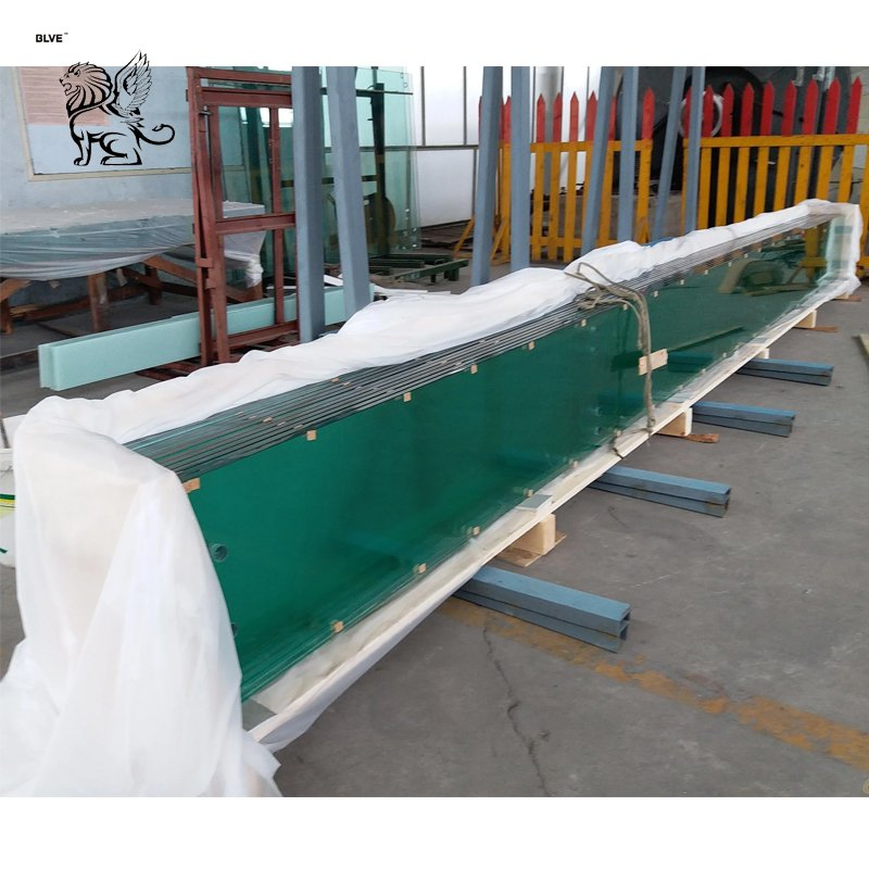 Factory Modern Stairs Safety Glass Protective Fence Tempered Laminated Glass Handrail Guardrail with Parts